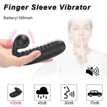 Load image into Gallery viewer, Sex Toys Finger Sleeve Vibrator G Spot Massage Clit Stimulate Female Masturbator For Women Lesbian Orgasm Adult Products
