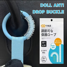 Load image into Gallery viewer, Silicone Rope for Labubu Anti Drop Buckle Keychain Protection Ring Transparent Winding Fixed Anti Drop