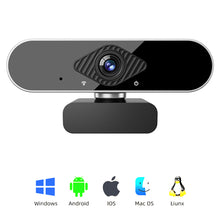 Load image into Gallery viewer, 1080P 2K 4K Full HD Webcam with Auto-Focus & AI Built-in Microphone Rotatable Stand for Video Conferencing Streaming & Online Broadcast