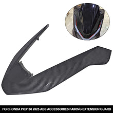 Load image into Gallery viewer, Carbon Fiber Motorcycle Body Modification Front Motorbike Decorative Cover for Honda PCX160 2025 ABS Accessories Fairing Extension Guard
