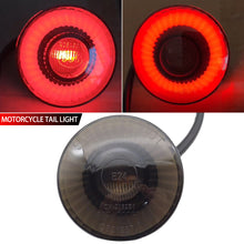 Load image into Gallery viewer, 12V Motorcycle LED Taillight Rear Stop Lamp Tail Light Round For Motorbike Pit Bike ATV UTV Cafe Racer Chopper Bobber Scooter