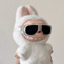 Load image into Gallery viewer, For Labubu Glasses 6.5cm Cute Plastic Glasses Goggles Ski Goggles for 17cm Labubu Dolls Toy Glasses Accessories