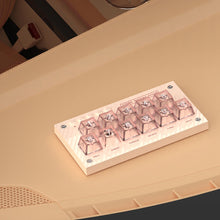 Load image into Gallery viewer, Keyboard-Style Temporary Parking Number Plate ABS Luminous Parking Contact Number Plate Automotive Interior Accessory