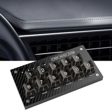 Load image into Gallery viewer, Keyboard-Style Temporary Parking Number Plate ABS Luminous Parking Contact Number Plate Automotive Interior Accessory