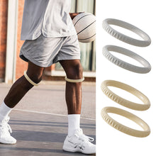 Load image into Gallery viewer, 1Pair Pressurized Patellar Band Enlarged And Widened Silicone Shock-Absorbing Knee Joint Elastic Band For Outdoor Sports