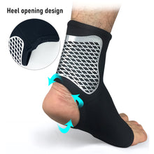 Load image into Gallery viewer, 1PC Sports Protection Ankle Brace With Compression Mesh Ankle Support Open Heel Design For Ball Games