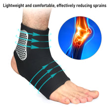 Load image into Gallery viewer, 1PC Sports Protection Ankle Brace With Compression Mesh Ankle Support Open Heel Design For Ball Games