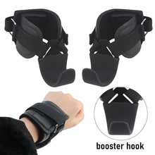Load image into Gallery viewer, 1 Pair Upgraded Sports Assist Hooks With Wrist Guards Deadlifts Pull-Ups Weightlifting Assist Tool