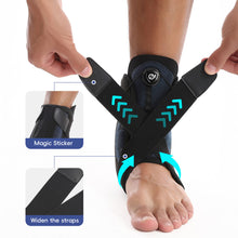 Load image into Gallery viewer, 1PC Pressure Support Sports Ankle Guard Knob Pressure Adjustment Anti-Sprain Spring Support Ankle Joint Protection Cover Rehabilitation Aid