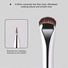Load image into Gallery viewer, Crescent Eyeliner Crouching Silkworm Brush Eyes Down To Detail Eyebrow Brush Eye Shadow Flat Ultra-thin Blade Eyelid Makeup Brush