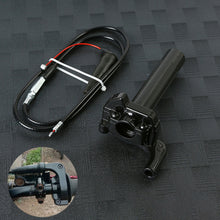 Load image into Gallery viewer, Universal 7/8" 22mm Motorcycle Grips Throttle Accelerator Handle Grips and Cable Set Handle Bar Motorbike ATV Accessories