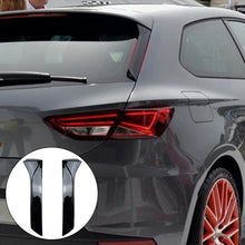 Load image into Gallery viewer, 2Pcs Car Rear Window Trim Lip Spoiler Rear Roof Wing Side Edge Tail Flap Rear Trunk Window Spoiler Lip For Seat Leon 5F FR Mk3 MK3.5 5Door
