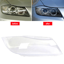 Load image into Gallery viewer, Car Headlight Cover Headlamp Shade Xenon Headlight Clear Lens Shell Cover For BMW 3-series E90 E91 2006-2012 Facelift