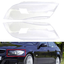 Load image into Gallery viewer, Car Headlight Cover Headlamp Shade Xenon Headlight Clear Lens Shell Cover For BMW 3-series E90 E91 2006-2012 Facelift
