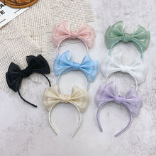 Load image into Gallery viewer, Fashion Mini Bow Headband Hair Accessory for 17cm Labubu Cute DIY Doll Accessories Lovely Outfit Gifts for Girls Kids