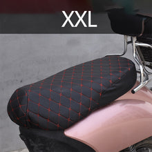 Load image into Gallery viewer, PU Leather Motorcycle 3D Mesh Waterproof Seat Cushion Cover Seat Cushion Protector Protection Breathable Anti-Skid