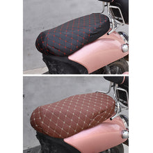 Load image into Gallery viewer, PU Leather Motorcycle 3D Mesh Waterproof Seat Cushion Cover Seat Cushion Protector Protection Breathable Anti-Skid