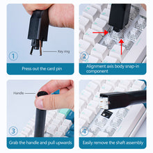 Load image into Gallery viewer, Universal Mechanical Keyboard Keycaps Remover Keyboard Cap Removal Tool Plastic Key Puller for Computer Cleaning Kits