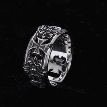 Load image into Gallery viewer, Men's Vintage Cross Open Ring Gothic Punk Style Retro Hip-Hop Punk Adjustable Finger Ring Gift For Friends Lover