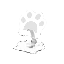 Load image into Gallery viewer, Cute Phone Stand Height Adjustable Phone Desktop Mount Acrylic Cat Claw Durable Stand For Recording Video Charger Compatible