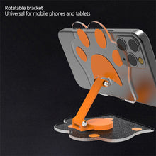 Load image into Gallery viewer, Cute Phone Stand Height Adjustable Phone Desktop Mount Acrylic Cat Claw Durable Stand For Recording Video Charger Compatible
