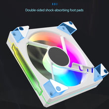Load image into Gallery viewer, 4Pro 120mm ARGB Case Fan PWM Temperature Control 5V 3PIN 3-sided Infinity Mirror Quiet Computer Cooling Fan