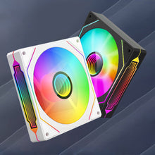 Load image into Gallery viewer, 4Pro 120mm ARGB Case Fan PWM Temperature Control 5V 3PIN 3-sided Infinity Mirror Quiet Computer Cooling Fan