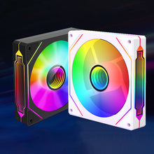 Load image into Gallery viewer, 4Pro 120mm ARGB Case Fan PWM Temperature Control 5V 3PIN 3-sided Infinity Mirror Quiet Computer Cooling Fan