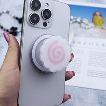 Load image into Gallery viewer, Korean Cute Fish Cake Rolls For Magsafe Magnetic Phone Grip Tok Griptok Stand For iPhone Funny Foldable Wireless Charging Holder