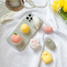 Load image into Gallery viewer, Cute Pinch Cat Paw Mobile Phone Stand Foldable Finger Ring Griptok Cellphone Holder for iPhone Samsung Grip Tok Lazy Bracket