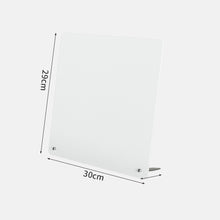 Load image into Gallery viewer, Magnetic Bulletin Board with Stand Magnetic Board for Tabletop with Magnetic Clamp Metal Board for Magnets Display