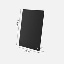 Load image into Gallery viewer, Magnetic Bulletin Board with Stand Magnetic Board for Tabletop with Magnetic Clamp Metal Board for Magnets Display
