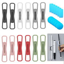 Load image into Gallery viewer, Magnetic Pen Pencil Holder, Silicone Adjustable Pen Holder for Desk, Refrigerator, Whiteboards, Office Desk Accessories