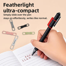 Load image into Gallery viewer, Magnetic Pen Pencil Holder, Silicone Adjustable Pen Holder for Desk, Refrigerator, Whiteboards, Office Desk Accessories