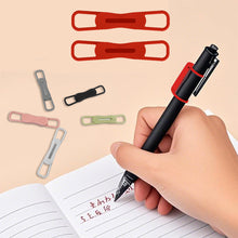 Load image into Gallery viewer, Magnetic Pen Pencil Holder, Silicone Adjustable Pen Holder for Desk, Refrigerator, Whiteboards, Office Desk Accessories