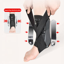 Load image into Gallery viewer, 1PC Ankle Fixation Brace With Spring/Steel Plate Support For Sprain Recovery Knob Adjustment Pressure Rehabilitation Training Ankle Brace