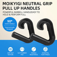 Load image into Gallery viewer, 1 Pair Multi-Functional Right-Angle Hook Fitness Handles Pull-Up And Deadlift Strength Training Auxiliary Tool
