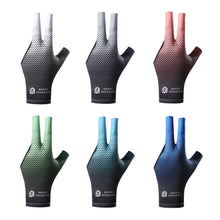 Load image into Gallery viewer, 1PC Professional Three-Finger Billiard Gloves Dot Design High-Elasticity Breathable Snooker Ice Silk Gloves For Both Hands