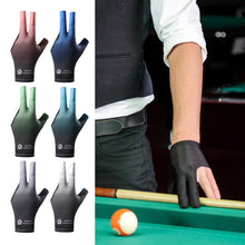 Load image into Gallery viewer, 1PC Professional Three-Finger Billiard Gloves Dot Design High-Elasticity Breathable Snooker Ice Silk Gloves For Both Hands
