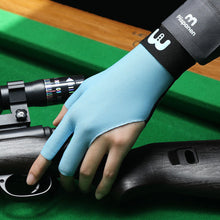 Load image into Gallery viewer, 1PC Professional Three-Finger Billiard Glove For Left Hand Anti-Slip High Elasticity Pressure Mesh Snooker Glove Billiard Accessories