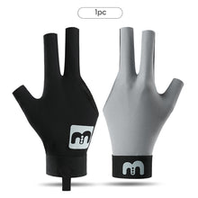 Load image into Gallery viewer, 1PC Professional Three-Finger Billiard Glove For Left Hand Anti-Slip High Elasticity Pressure Mesh Snooker Glove Billiard Accessories