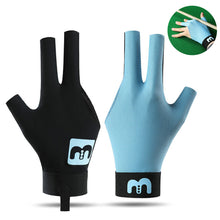 Load image into Gallery viewer, 1PC Professional Three-Finger Billiard Glove For Left Hand Anti-Slip High Elasticity Pressure Mesh Snooker Glove Billiard Accessories