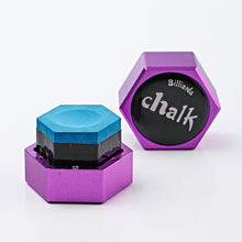 Load image into Gallery viewer, 1PC Aluminum Alloy Hexagonal Chalk Storage Box Stain-Resistant And Shockproof Strong Magnetic Adsorption Chalk Holder Billiards Accessories