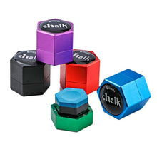 Load image into Gallery viewer, 1PC Aluminum Alloy Hexagonal Chalk Storage Box Stain-Resistant And Shockproof Strong Magnetic Adsorption Chalk Holder Billiards Accessories