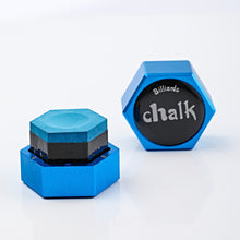 Load image into Gallery viewer, 1PC Aluminum Alloy Hexagonal Chalk Storage Box Stain-Resistant And Shockproof Strong Magnetic Adsorption Chalk Holder Billiards Accessories