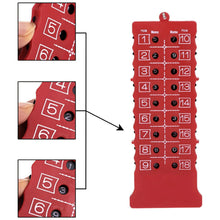 Load image into Gallery viewer, Portable Golf Scoreboard Rectangular 18-Hole Score Counter Universal Golf Equipment For Competition And Practice
