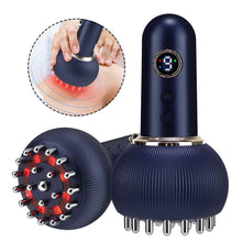 Load image into Gallery viewer, Health Electric Massager Multifunctional Heating Household Shoulder Neck Hot Compress Meridian Brush Dredging Scraping Cupping Device