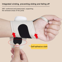 Load image into Gallery viewer, Electric Cordless Wrist Massager USB Rechargeable Vibration Relieves Carpal Tunnel Fatigue Relief Tenosynovitis Massager