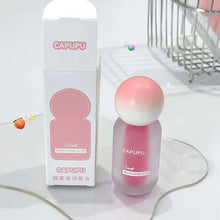 Load image into Gallery viewer, Fruit Crystal Jelly Lip Oil Peach Water Light Lip Gloss Hydrating Transparent Glass Plumping Clear Lip Care Makeup Fade Liplines