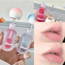 Load image into Gallery viewer, Fruit Crystal Jelly Lip Oil Peach Water Light Lip Gloss Hydrating Transparent Glass Plumping Clear Lip Care Makeup Fade Liplines